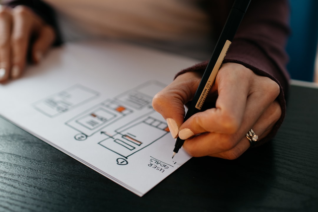 Photo Wireframe sketch